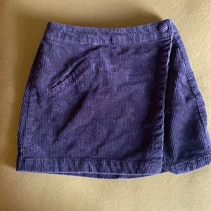 Corduroy Wrap Skirt